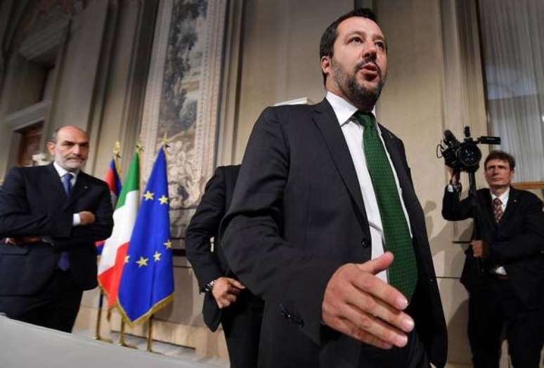O ministro do Interior da Itália, Matteo Salvini