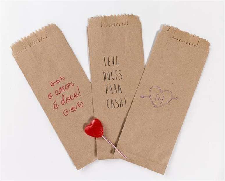 45. Mais exemplo de embalagens para lembrancinhas de casamento. Foto de Lolli Love