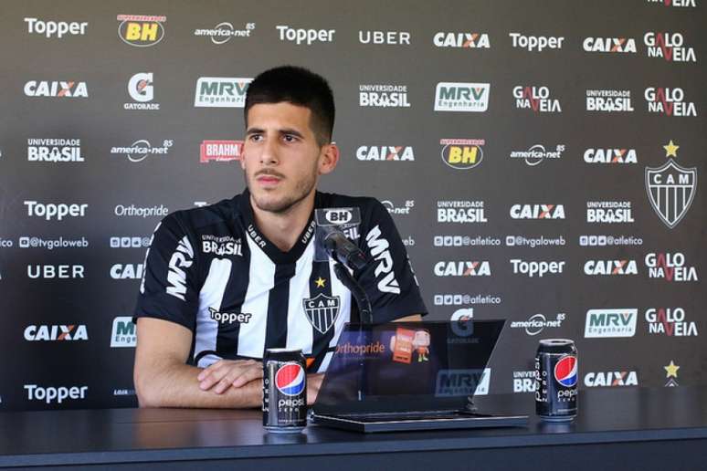 Rea chegou ao clube em agosto e ficou apenas uma vez no banco de reservas, não entrando em nenhuma partida do Galo- Bruno Cantini/Atlético-MG