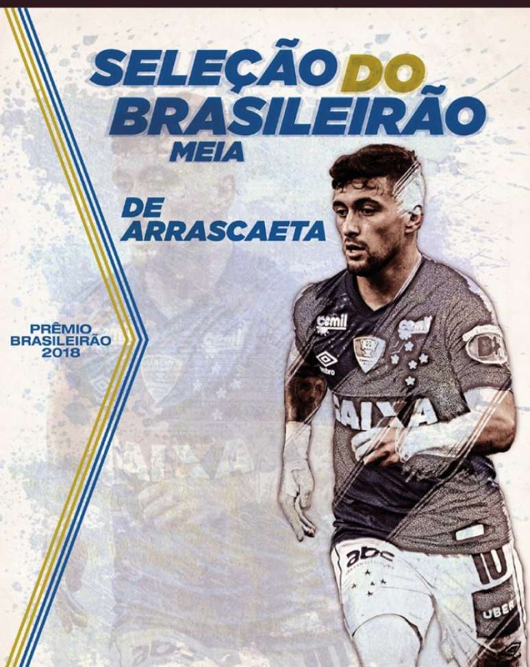 Arrascaeta está entre os melhores do Campeonato Brasileiro de 2018- Divulgação/CBF
