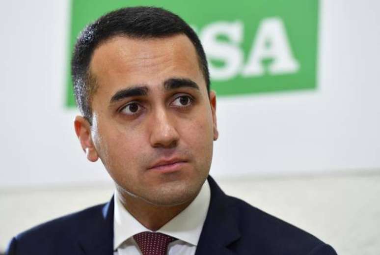 Luigi Di Maio participa de sabatina na sede da ANSA, em Roma