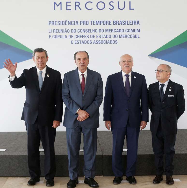 Chanceleres do Mercosul em reunião em Brasília 20/12/2017 REUTERS/Adriano Machado