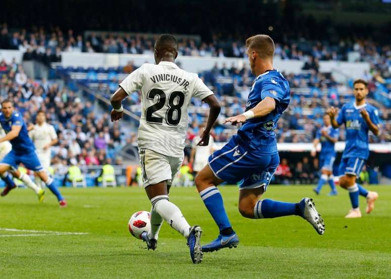 Vinicius foi um dos melhores em campo (Foto: Real Madrid)