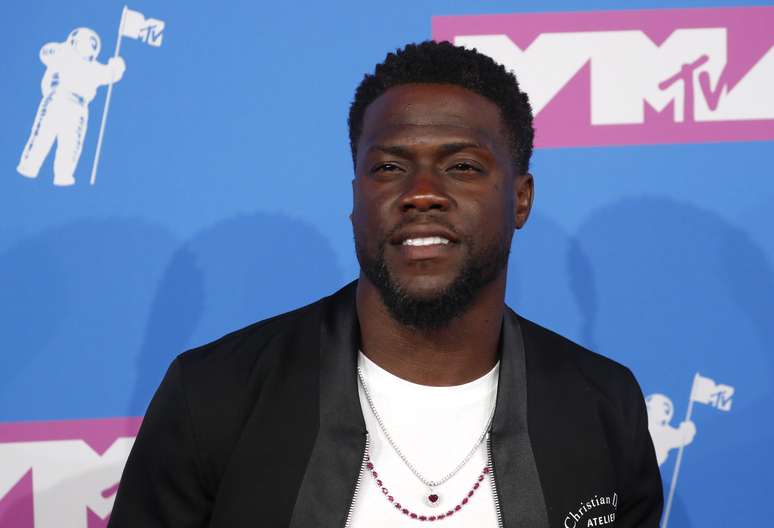 Comediante Kevin Hart, durante evento em Nova York 20/08/2018 REUTERS/Andrew Kelly 