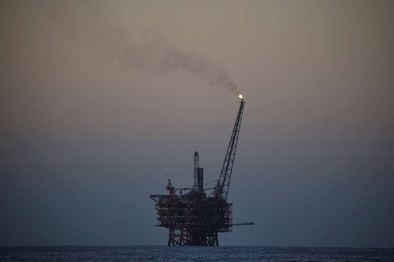 Plataforma de petróleo no mar Mediterrâneo 07/10/2018 REUTERS/Alkis Konstantinidis 