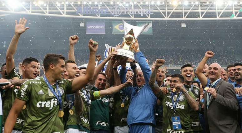 Felipão conquistou o título brasileiro com o Palmeiras e tem contrato até 2020 (Foto: Cesar Greco)