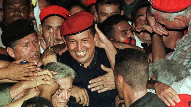 Chávez teve muito apoio nas eleições de 1998