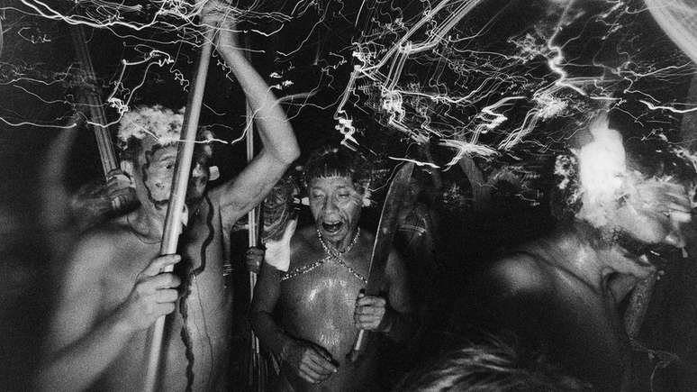 Fotografia que faz parte da série feita em Catrimani, em Roraima, em 1974