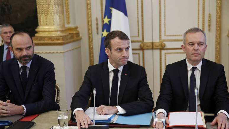 Nesta segunda, Macron se reúne com representantes sindicais e de organizações patronais para discutir a crise