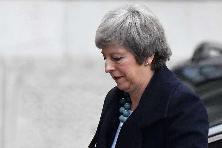 Premiê britânica, Theresa May, em Londres 10/12/2018 REUTERS/Toby Melville