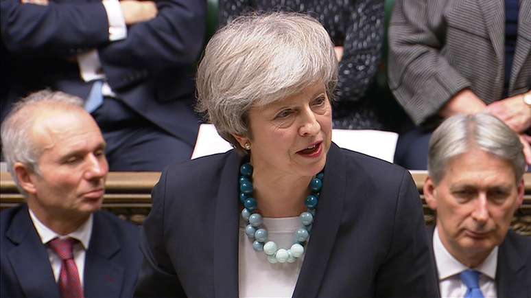 Theresa May faz discurso no Parlamento
 10/12/2018 