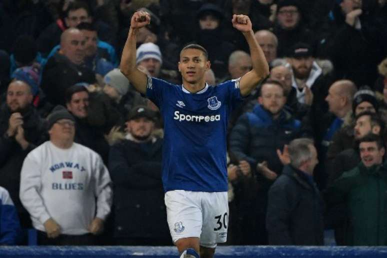 Richarlison foi colocado como o quarto que mais valorizou no mundo desde (Foto: Paul Ellis / AFP)