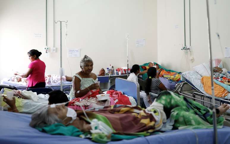 Pacientes em hospital público em Boa Vista, Roraima 22/8/2018 REUTERS/Nacho Doce 