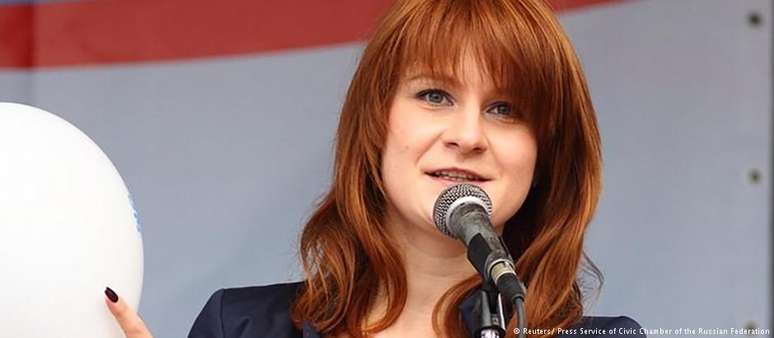 Segundo as autoridades americanas, Butina iniciou uma suposta operação para tentar favorecer os interesses do Kremlin nos EUA