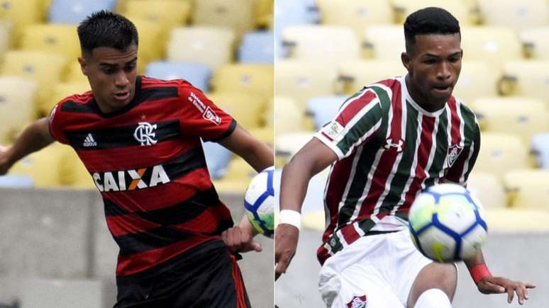 Reinier e Marcos Paulo são as esperanças de Fla e Flu (Foto: Divulgação CRF, Fluminense)