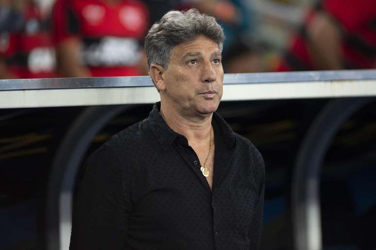 Renato Portaluppi Gaúcho durante Flamengo x Grêmio