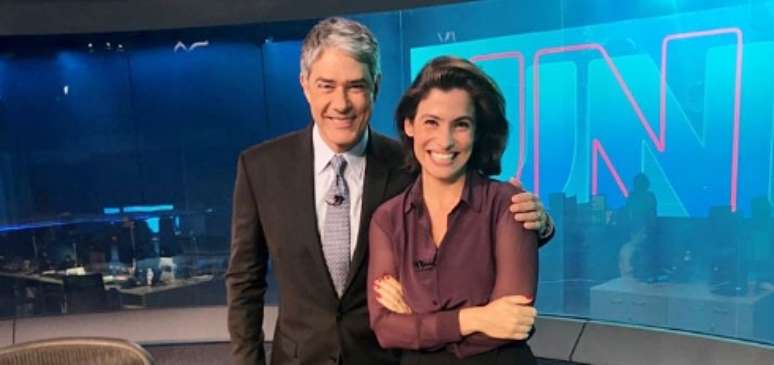 William Bonner e Renata Vasconcellos, do Jornal Nacional: o povo ainda prefere o telejornalismo às notícias online