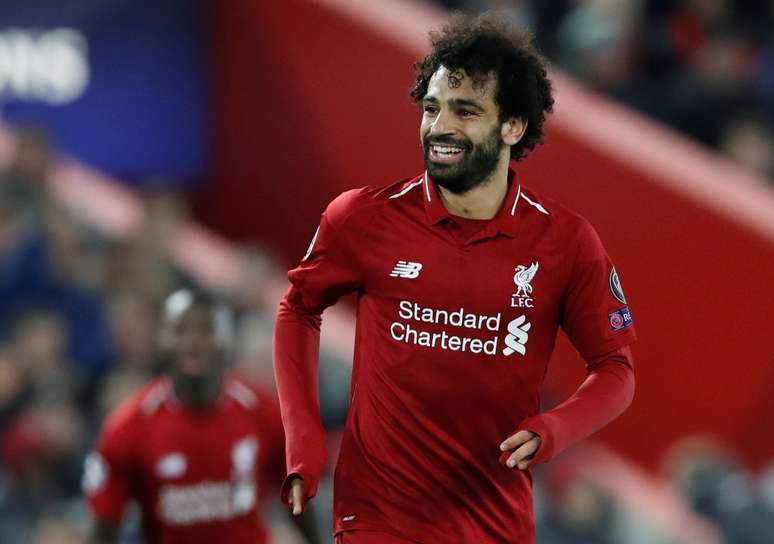 Salah comemora gol do Liverpool