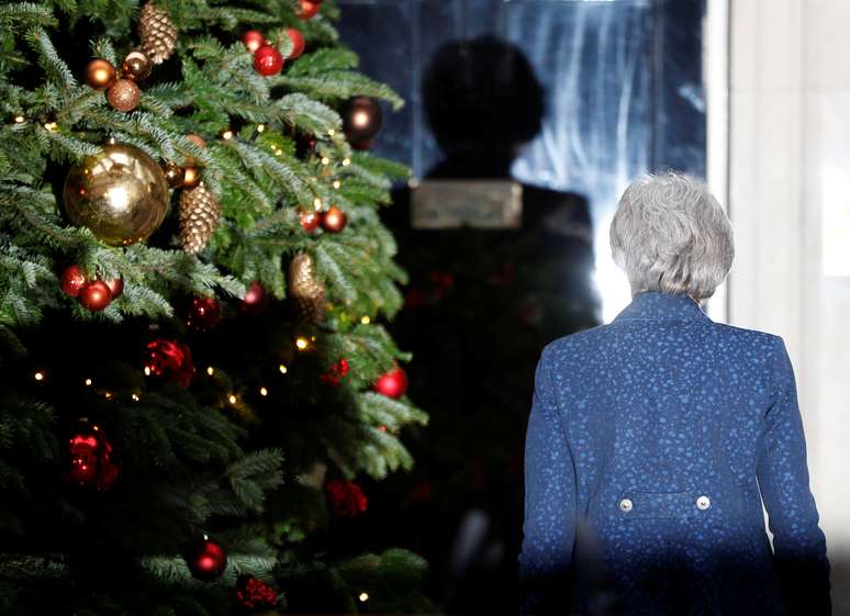 Primeira-ministra britânica, Theresa May, em Londres 12/12/2018 REUTERS/Peter Nicholls