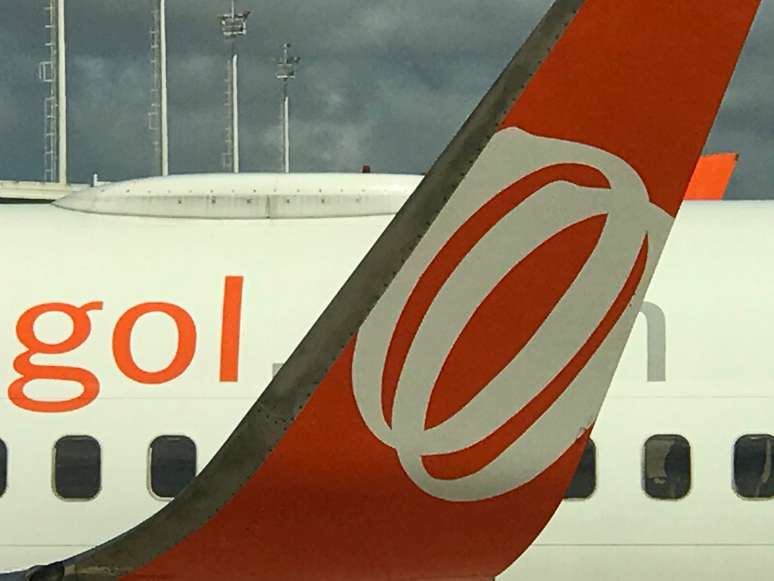 Aeronave da Gol é vista em aeroporto internacional de Natal. 23/11/2018. REUTERS/Paulo Whitaker.