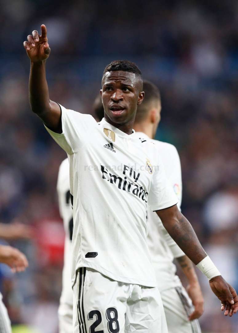 Vinicius Junior já atuou em oito partidas pelo Real Madrid (Foto: Real Madrid)