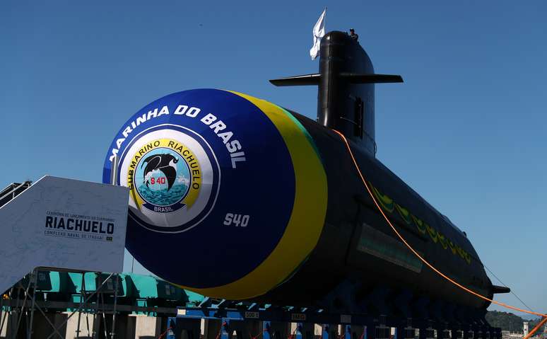 Submarino "Riachuelo" em Itaguaí
 14/12/2018   REUTERS/Pilar Olivares 