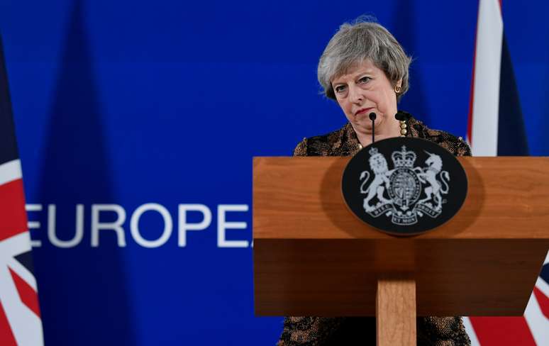 Theresa May em Bruxelas
 14/12/2018   REUTERS/Piroschka Van De Wouw