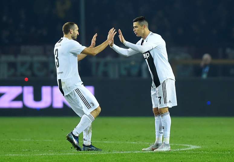 Cristiano Ronaldo marcou o gol da Juventus de pênalti