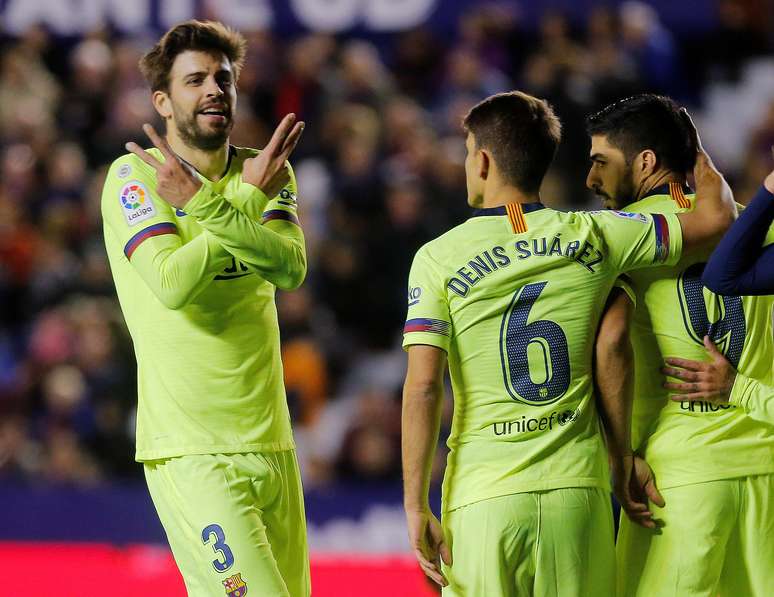 Barcelona venceu o Levante por 5 a 0