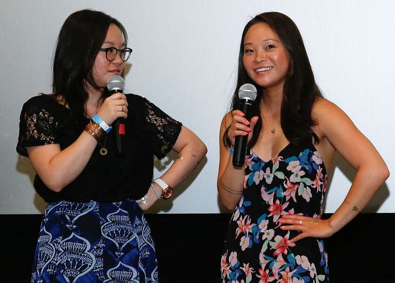 Em seu primeiro encontro pessoal, as duas riram de nervoso