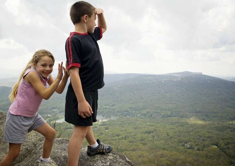 'Querida, eu levei as crian&ccedil;as para passear, e olha que engra&ccedil;ado acabou de acontecer...'