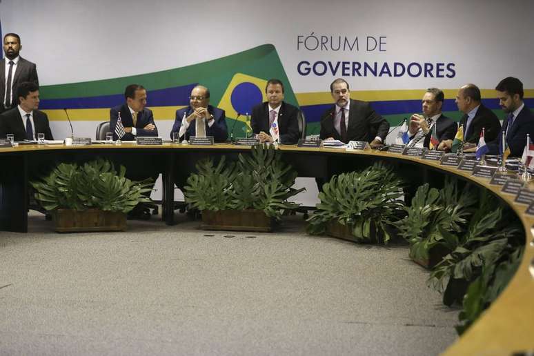 Governadores eleitos participaram de fórum em Brasília; apoio de mandatários estaduais é fundamental para a aprovação da proposta da Previdência