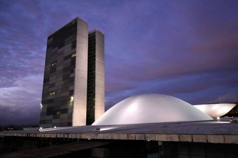 A fachada do Senado Federal