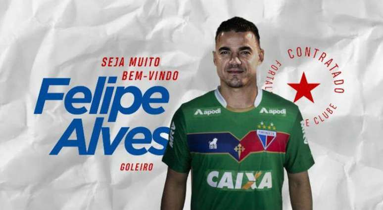 O goleiro Felipe Alves é o novo reforço do Fortaleza para 2019.