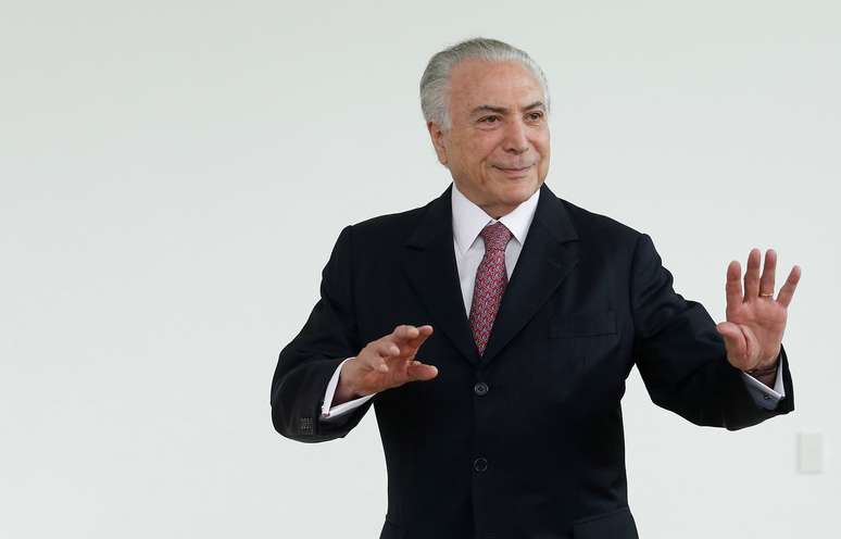 O presidente Michel Temer