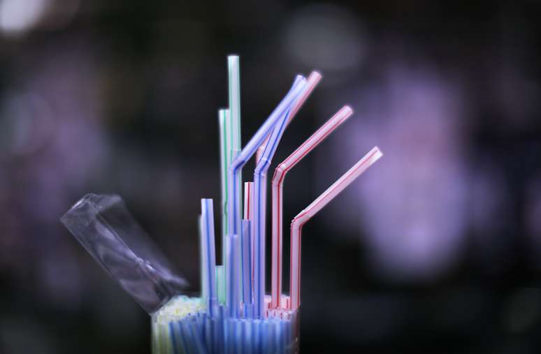 PlasCanudos de pl&aacute;stico em Nice, na Fran&ccedil;a 22/11/2018 REUTERS/Eric Gaillard 