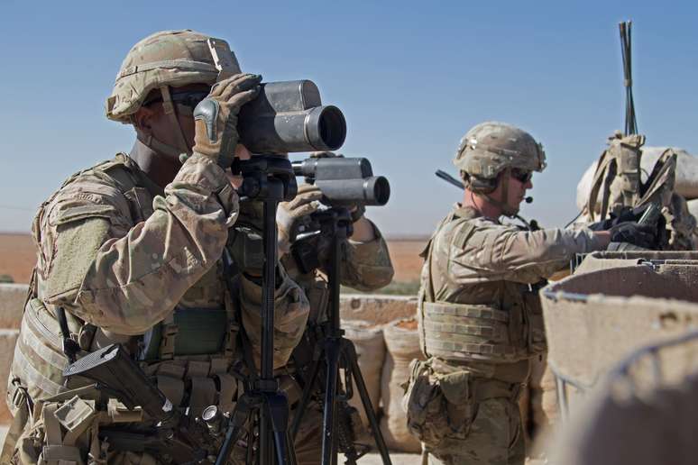 Soldados dos EUA em Manbij, na Síria
 1/11/2018 