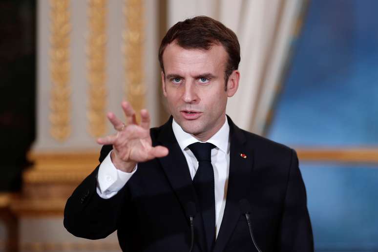 Emmanuel Macron em Paris
 17/12/2018   REUTERS/Benoit Tessier