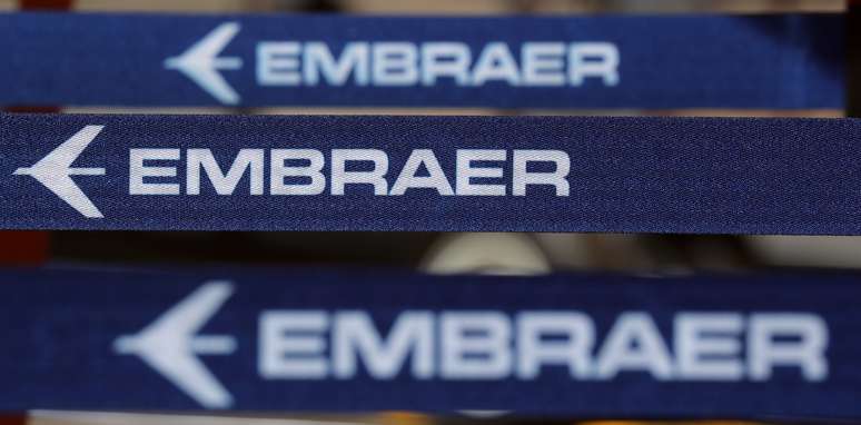 Logo da Embraer em foto ilustrativa
14/08/2018 REUTERS/Paulo Whitaker