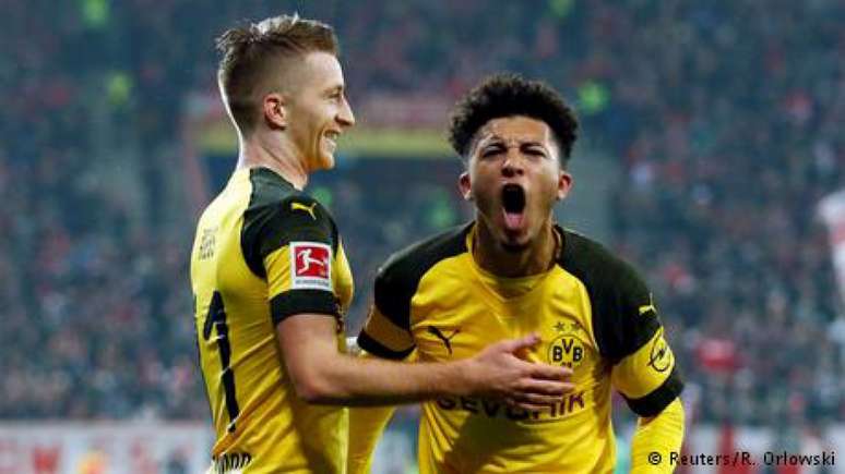 Reus e Sancho são um dos dos destaques do Borussia Dortmund (Foto: Reprodução L!TV)