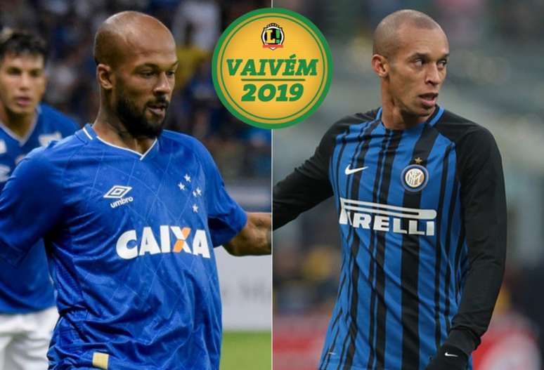 Bruno Silva, do Cruzeiro e Miranda, da Internazionale. (Foto: Divulgação)