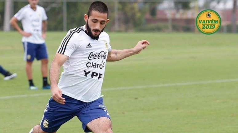 Matías Vargas, de 21 anos, fez sua estreia pela seleção argentina em setembro de 2018 (Foto: Reprodução Instagram)