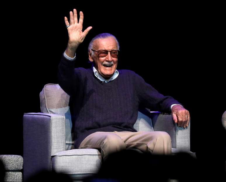 Stan Lee em evento na Califórnia, em 2017