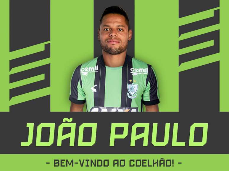 João Paulo ficará no Coelho até o fim de 2019- Divulgação América-MG