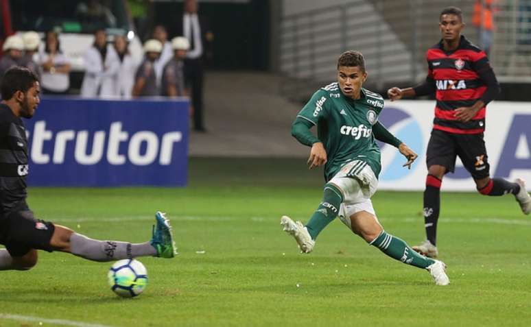Yan foi um dos destaques na campanha do título brasileiro sub-20 do Palmeiras (Foto: Fabio Menotti/Ag. Palmeiras)