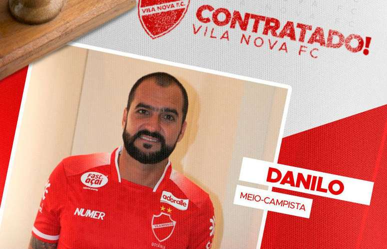 Danilo é contratado pelo Vila Nova por 1 ano.