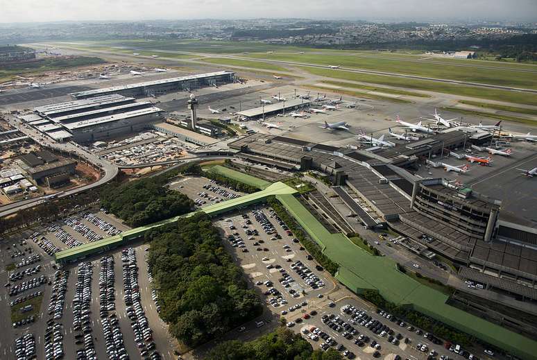 Aeroporto de Guarulhos, em São Paulo