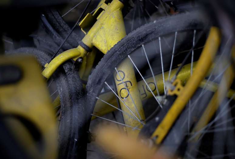 Bicicletas danificadas da Ofo em Pequim, China
22/12/2018 REUTERS/Jason Lee