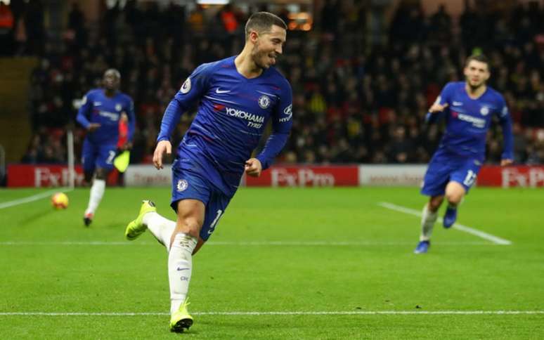 Será que fica? Declaração de Hazard anima torcedores do Chelsea (Foto: Divulgação)