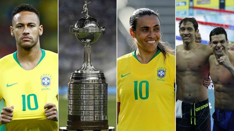 Ano de 2019 será movimentado no mundo esportivo (Foto: AFP, Divulgação)